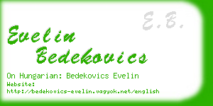 evelin bedekovics business card